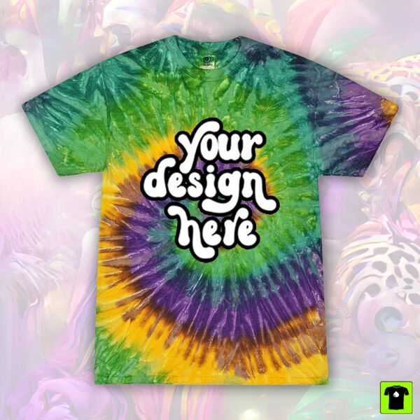 Mardi Gras Tie Dye Tees - Adult & Youth $ Thumbnail