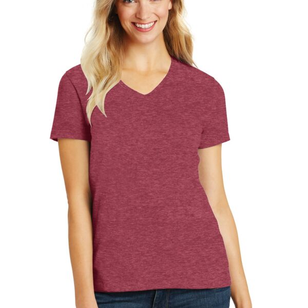 ™ Ladies Perfect Blend ™ V Neck Tee Thumbnail