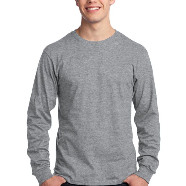 Port and Company Long Sleeve 5.4 oz. 100% Cotton T Shirt PC54LS Thumbnail