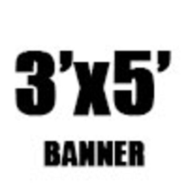 3'x5' Full Color Vinyl Banner (13oz.) Thumbnail