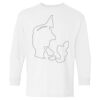 Heavy Cotton Youth Long Sleeve Gildan T-Shirt 5400B Thumbnail