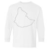 Heavy Cotton Youth Long Sleeve Gildan T-Shirt 5400B Thumbnail
