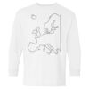 Heavy Cotton Youth Long Sleeve Gildan T-Shirt 5400B Thumbnail