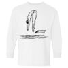Heavy Cotton Youth Long Sleeve Gildan T-Shirt 5400B Thumbnail
