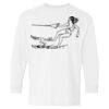 Heavy Cotton Youth Long Sleeve Gildan T-Shirt 5400B Thumbnail