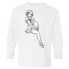 Heavy Cotton Youth Long Sleeve Gildan T-Shirt 5400B Thumbnail