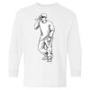 Heavy Cotton Youth Long Sleeve Gildan T-Shirt 5400B Thumbnail