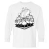 Heavy Cotton Youth Long Sleeve Gildan T-Shirt 5400B Thumbnail